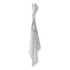 14k White Gold 1/4 carat Lab Grown Diamond VS/SI+ G+ Fashion Pendant