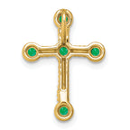 10k Emerald Cross Chain Slide