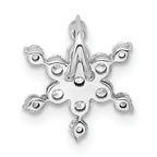 14k White Gold 1/2 carat Lab Grown Diamond VS/SI+ G+ Complete Star Chain Slide Pendant