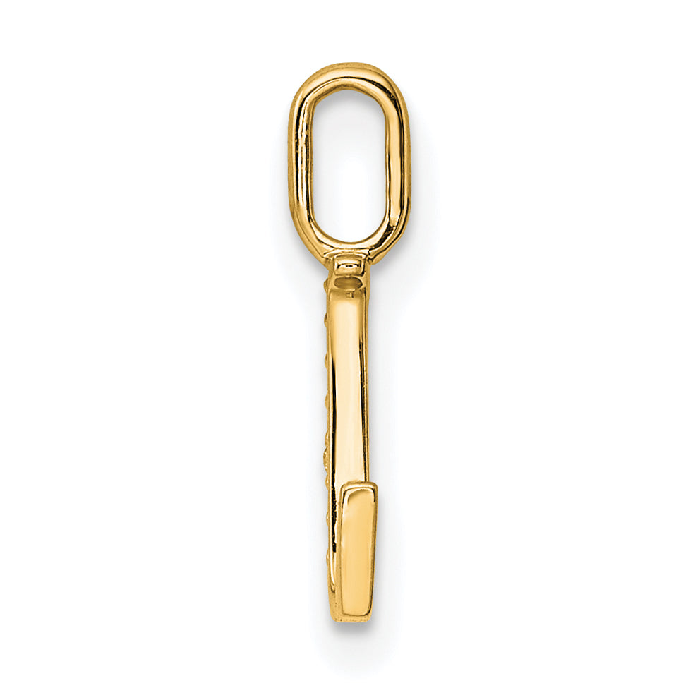 10K Diamond Letter L Initial Pendant Secondary image