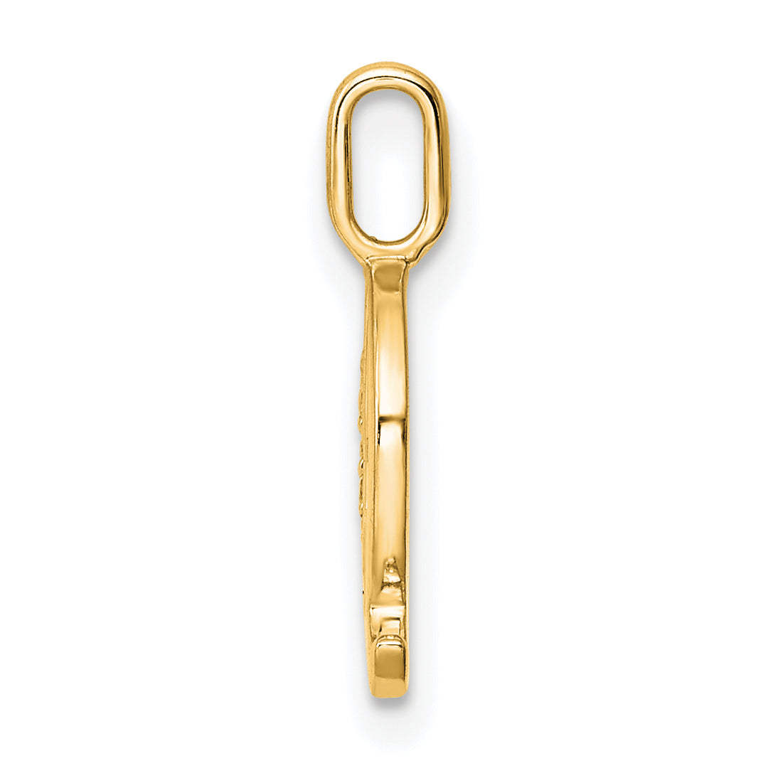 10K Diamond Letter Q Initial Pendant Secondary image