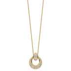 Lab-Grown Diamond Circle Necklace in 14K Yellow Gold (1 1/6 ct. tw.), 18 Inch - Sophia Jewelers