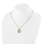 Lab-Grown Diamond Circle Necklace in 14K Yellow Gold (1 1/6 ct. tw.), 18 Inch - Sophia Jewelers