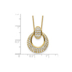 Lab-Grown Diamond Circle Necklace in 14K Yellow Gold (1 1/6 ct. tw.), 18 Inch - Sophia Jewelers