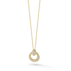 Lab-Grown Diamond Circle Necklace in 14K Yellow Gold (1 1/6 ct. tw.), 18 Inch - Sophia Jewelers