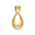 Lab-Grown Diamond Teardrop Necklace in 14K Yellow Gold (1/2 ct. tw.), 18 Inch - Sophia Jewelers