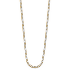 14k 10 carat Lab Grown Diamond VS/SI+ G+ Complete 16 inch Tennis Necklace