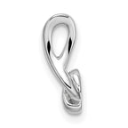 14k White Gold 1/10 carat Lab Grown Diamond VS/SI+ G+ Complete Fashion Pendant