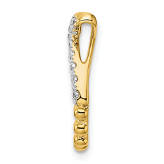 14K Lab Grown Diamond VS/SI+ G+ Teardrop Pendant