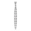 14k White Gold 1 carat Lab Grown Diamond VS/SI+ G+ Fashion Bar Pendant