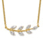 14k 3/8 carat Lab Grown Diamond VS/SI+ G+ Complete Branch with Leaves 18 inch Necklace