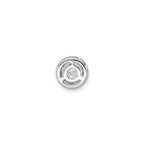 Round Lab-Grown Diamond Solitaire Necklace in 14K White Gold (1 ct. tw.), 18 Inch - Sophia Jewelers