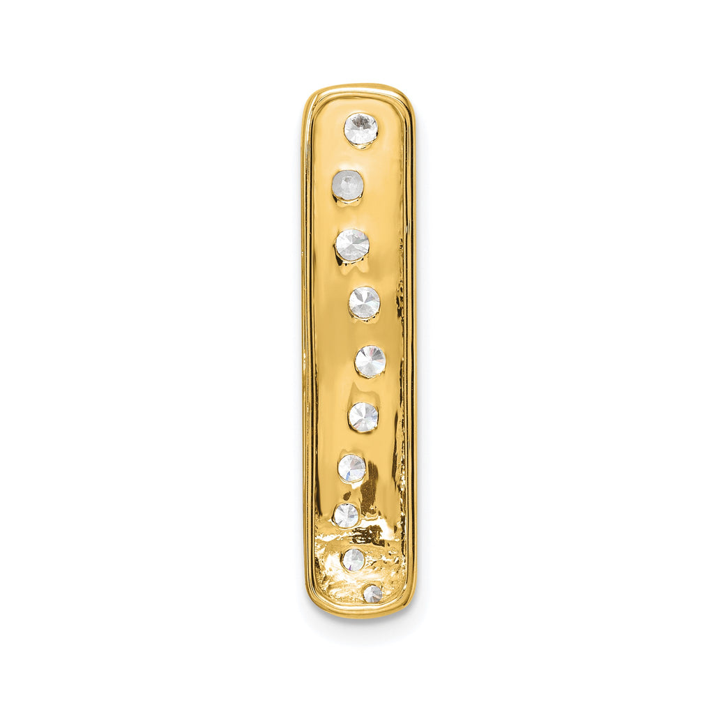 Lab-Grown Diamond Bar Slide Necklace in 14K Yellow Gold (3/4 ct. tw.), 18 Inch - Sophia Jewelers
