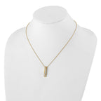 Lab-Grown Diamond Bar Slide Necklace in 14K Yellow Gold (3/4 ct. tw.), 18 Inch - Sophia Jewelers