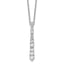 Lab-Grown Diamond Bar Slide Necklace in 14K White Gold (3/8 ct. tw.), 18 Inch - Sophia Jewelers