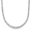 14k White Gold 5 carat Lab Grown Diamond VS/SI+ G+ Adjustable to 24 inch Tennis Bolo Necklace