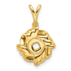14k 1/5 carat Lab Grown Diamond VS/SI+ G+ Complete Love Knot Pendant