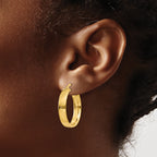 14k 4.75mm Large Hoop Earrings