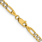 14K Yellow Gold Figaro Chain Necklace 3.9mm