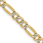 14K Yellow Gold Figaro Chain Necklace 3.9mm