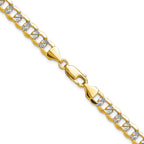 14K Yellow Gold Curb Chain Necklace 7.1mm