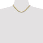 14K Yellow Gold Curb Chain Necklace 7.1mm