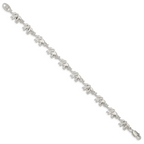 Sterling Silver Elephants Bracelet