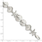 Sterling Silver Seashells Bracelet