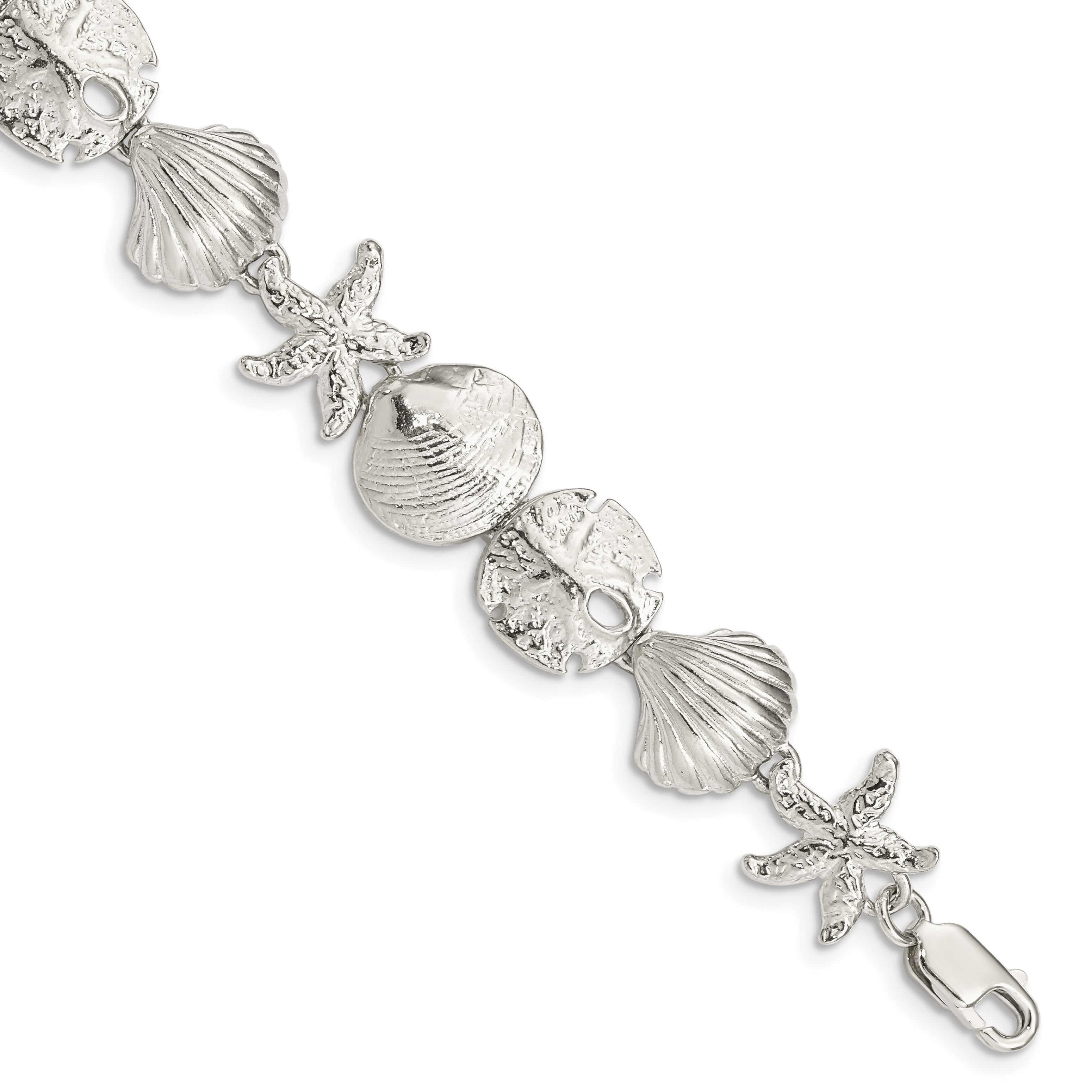 Sterling Silver Seashells Bracelet Main image