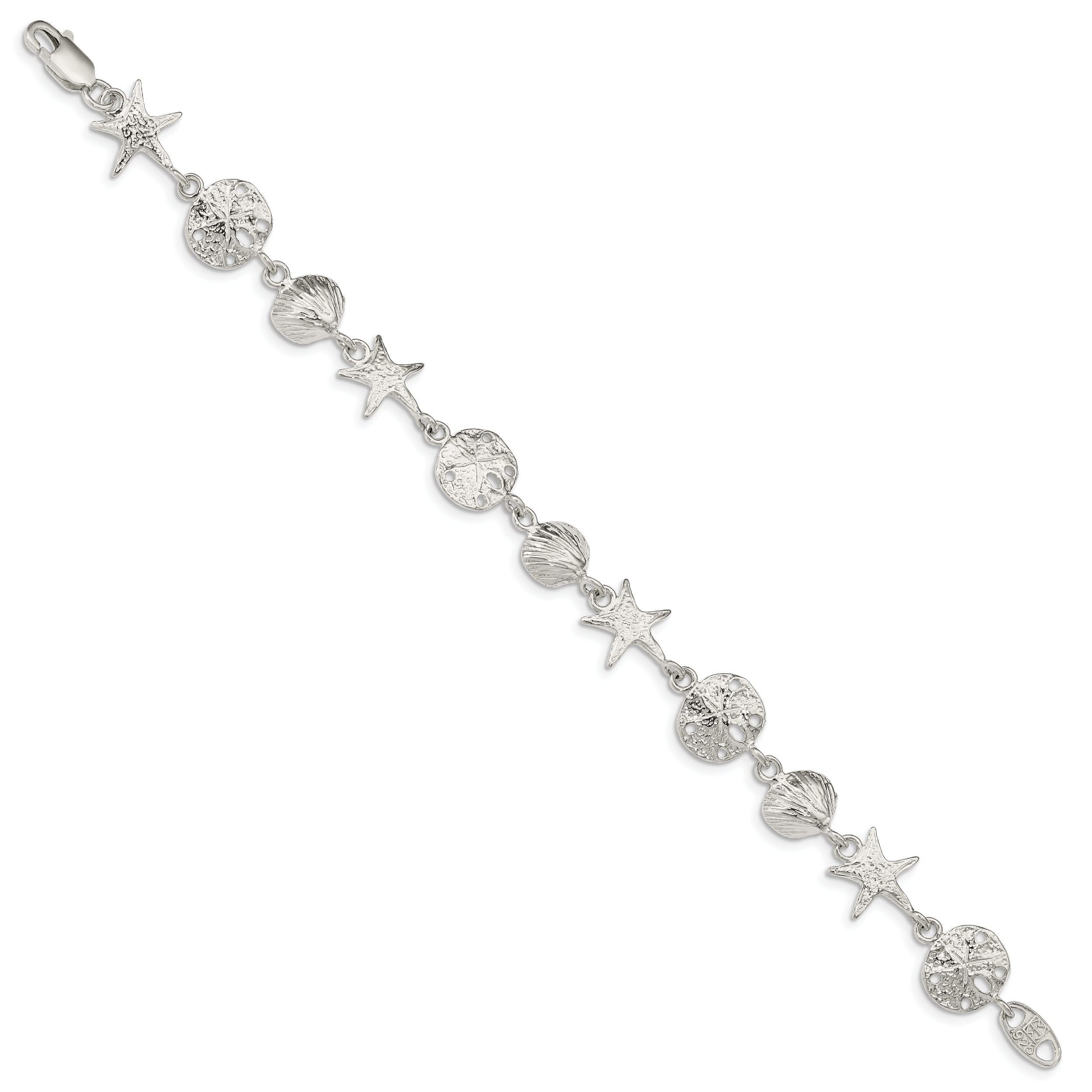 Sterling Silver Seashells Bracelet Secondary image