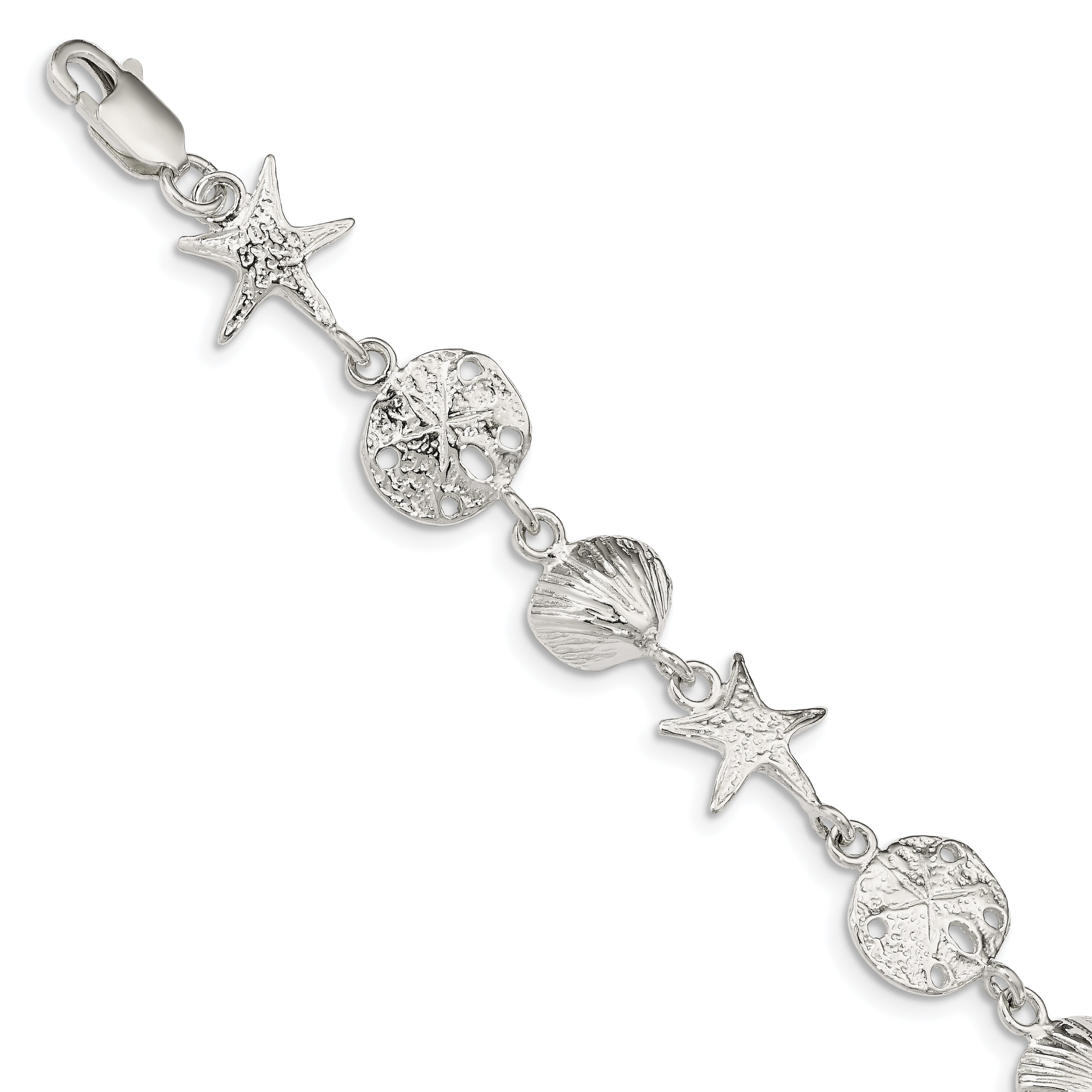 Sterling Silver Seashells Bracelet Main image