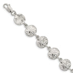 Sterling Silver Sand Dollars Bracelet