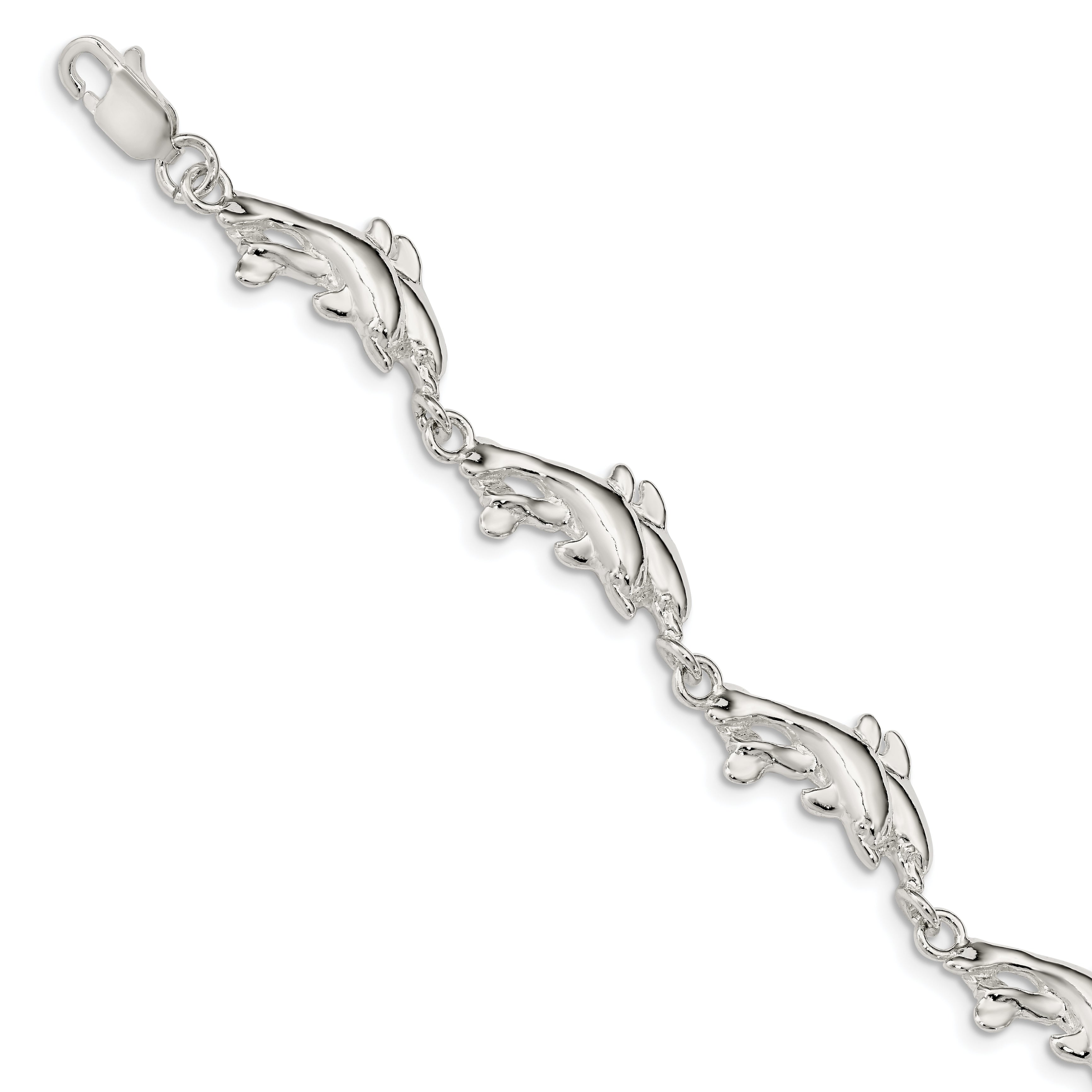 Sterling Silver Dolphins Bracelet Main image