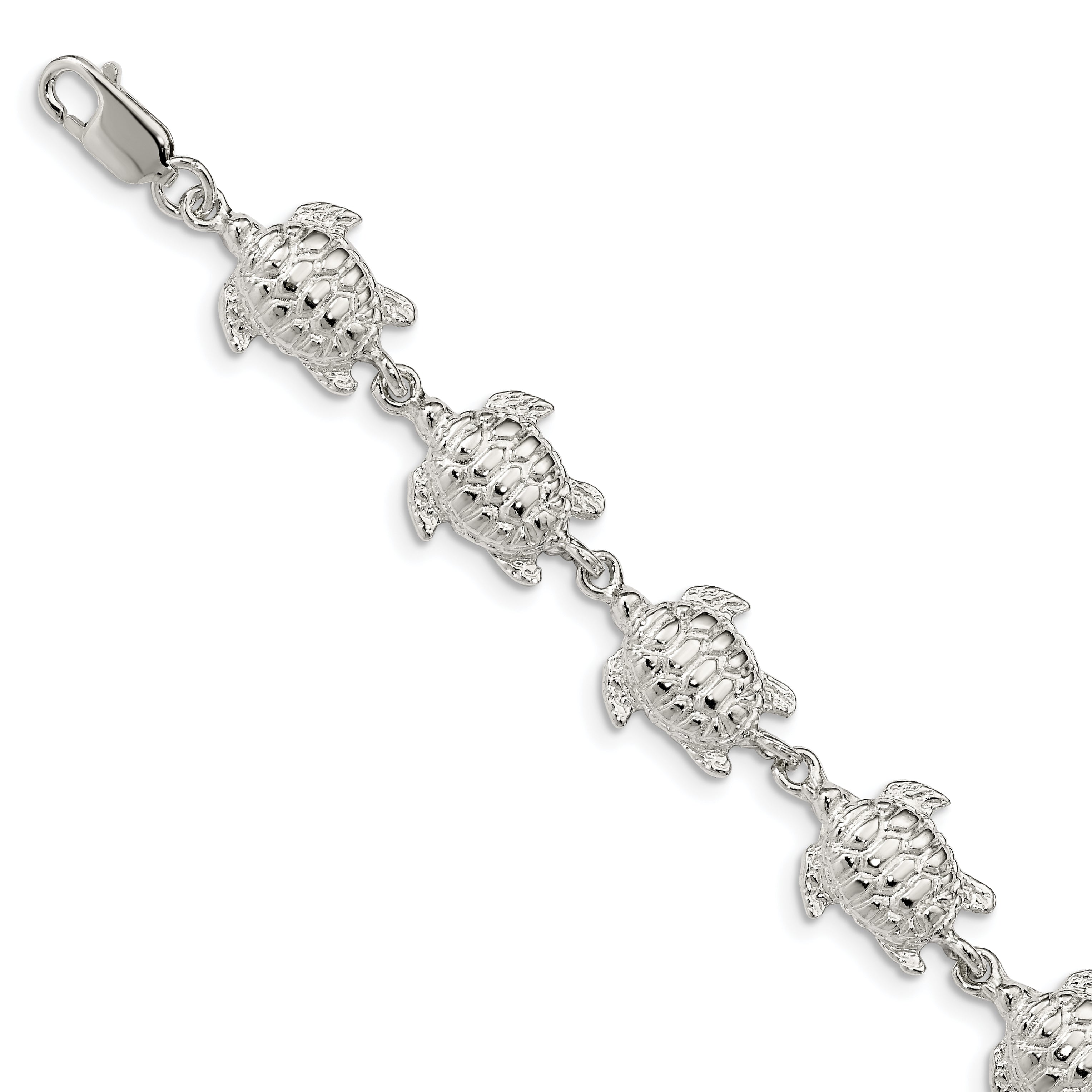 Sterling Silver Sea Turtles Bracelet Main image