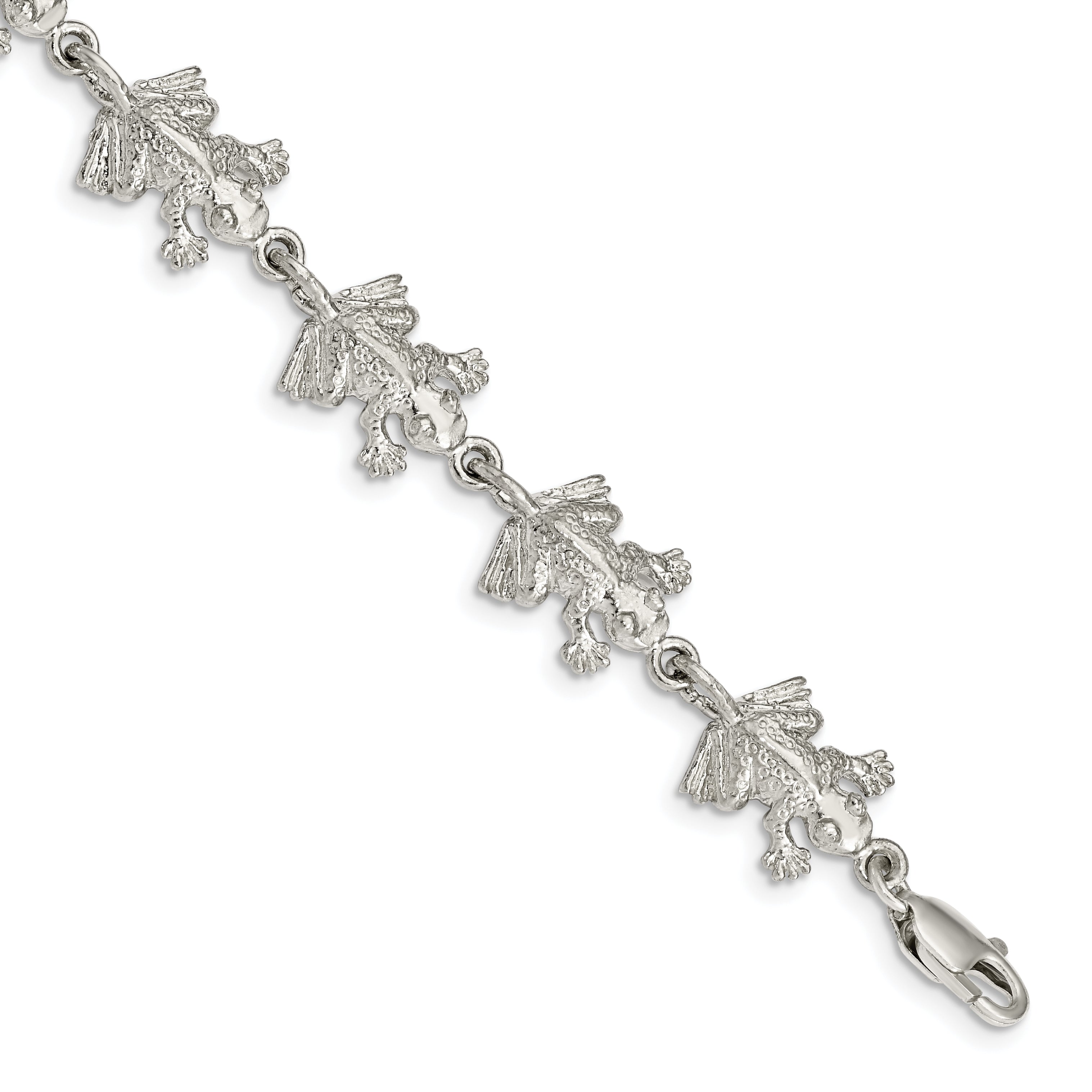 Sterling Silver Frogs Bracelet Main image