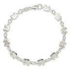 Sterling Silver Polished Elephant Bracelet