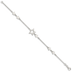 Sterling Silver Star Bracelet