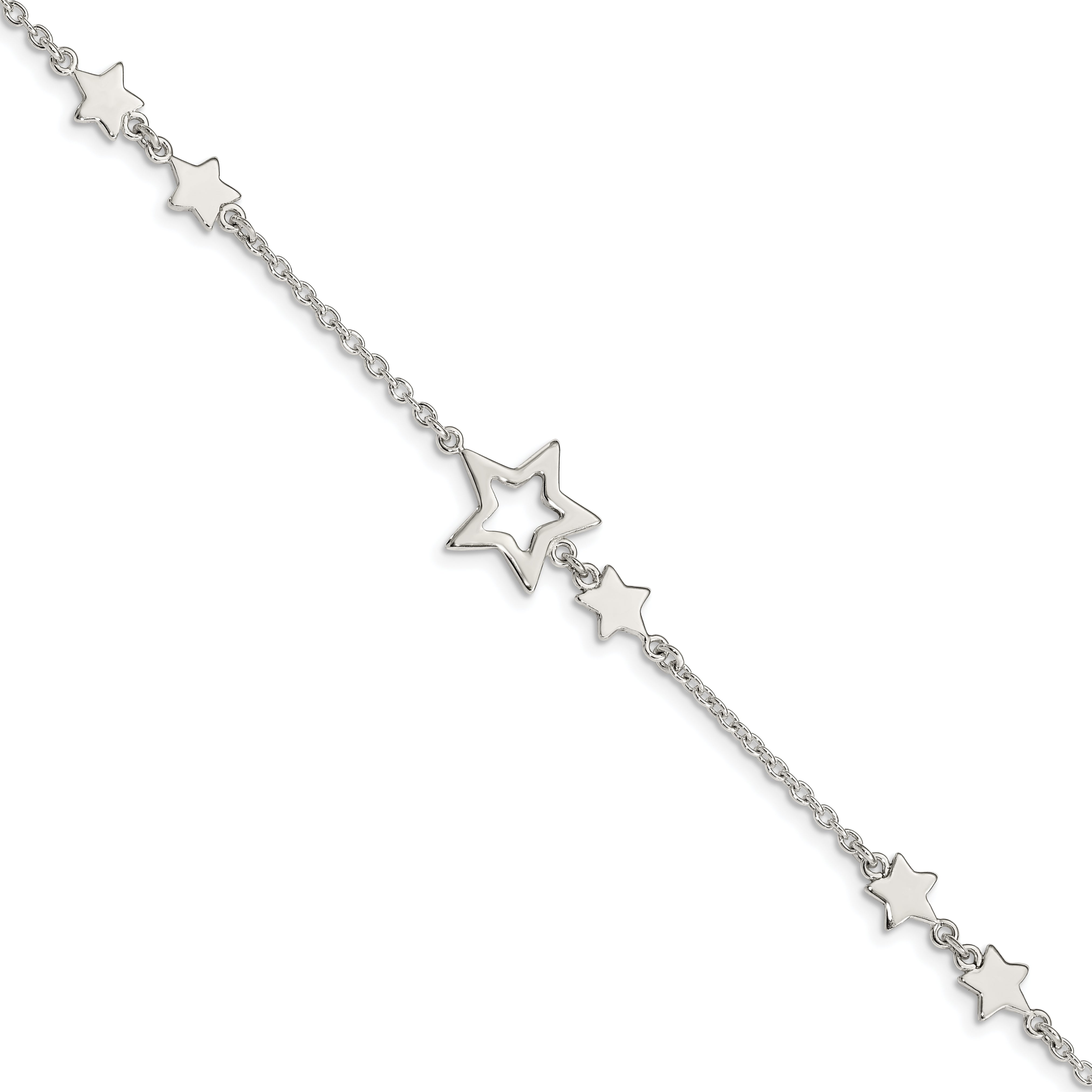 Sterling Silver Star Bracelet Main image
