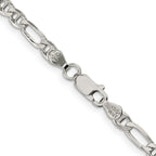 Sterling Silver 3.75mm Figaro Anchor Chain
