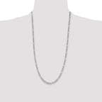 Sterling Silver 3.75mm Figaro Anchor Chain