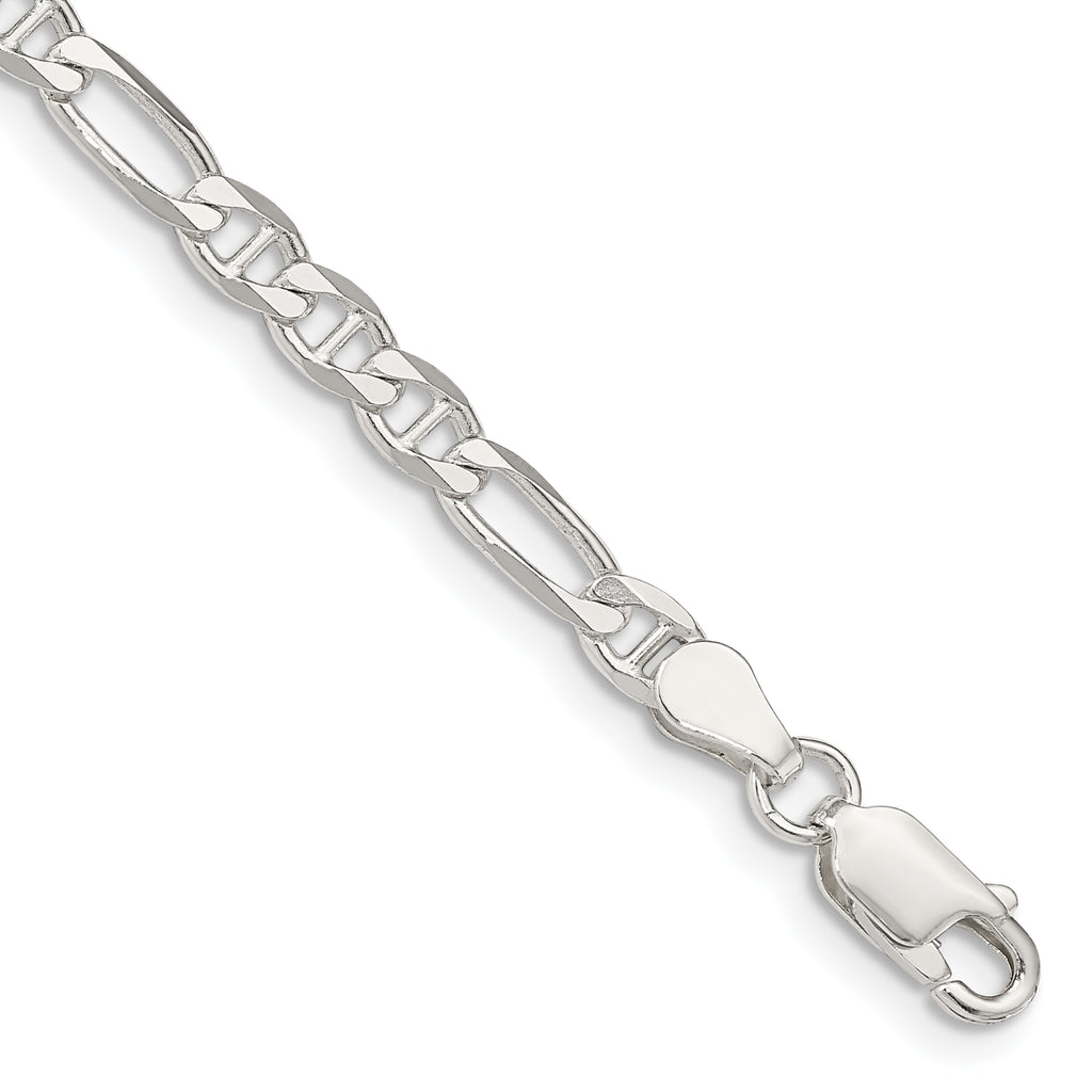 Sterling Silver Anchor Chain Necklace 3.75mm