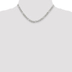 Sterling Silver 4.5mm Figaro Anchor Chain