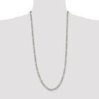 Sterling Silver 4.5mm Figaro Anchor Chain