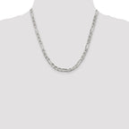 Sterling Silver 5.5mm Figaro Anchor Chain