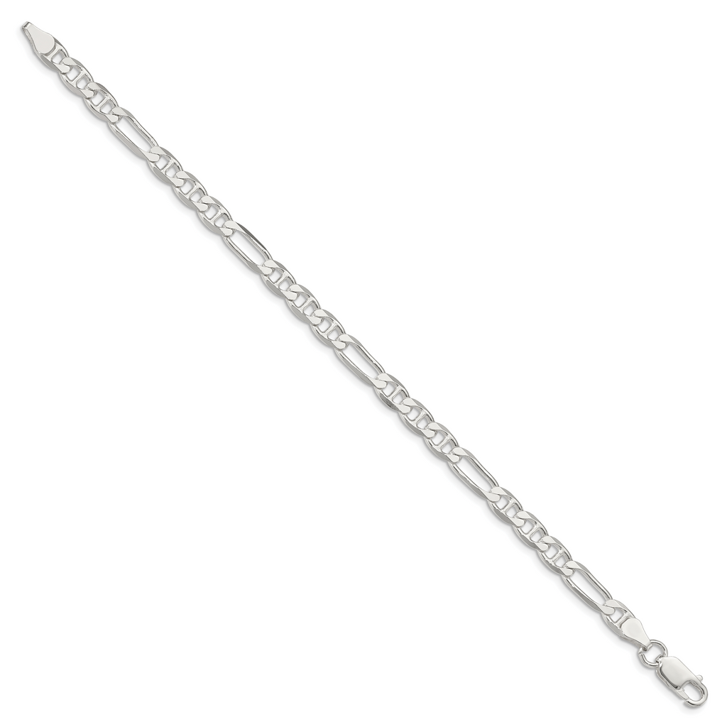 Sterling Silver 5.5mm Figaro Anchor Chain