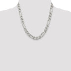 Sterling Silver 8.75mm Figaro Anchor Chain