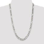 Sterling Silver 8.75mm Figaro Anchor Chain