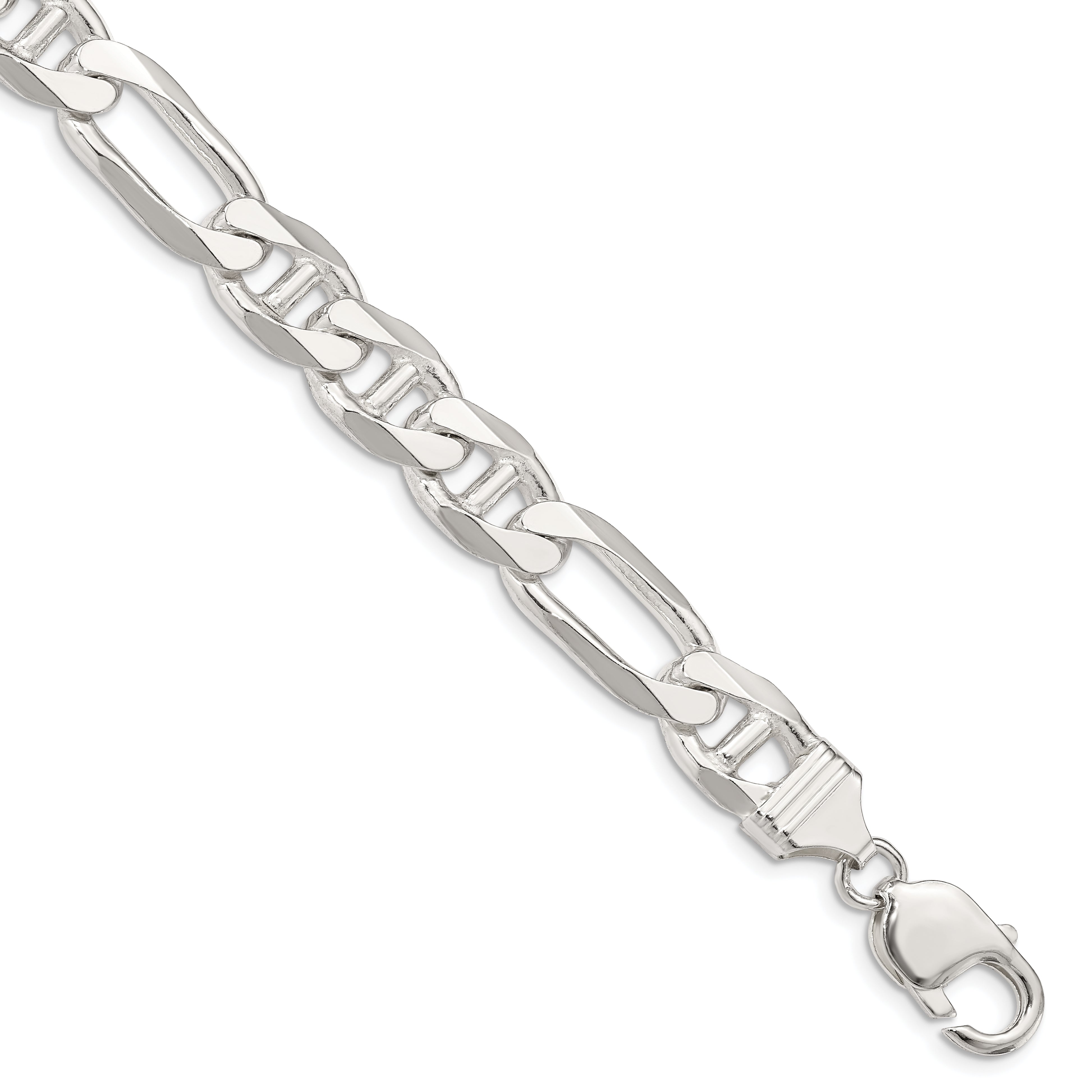 Sterling Silver Anchor Chain Necklace 10.65mm Main image