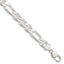 Sterling Silver Anchor Chain Necklace 10.65mm