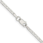 Sterling Silver Anchor Chain Necklace 2.1mm